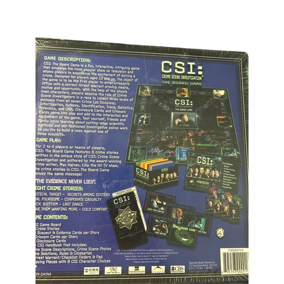 CSI:Crime Scene Investigation Boar Game Never open - Picture 2 of 2